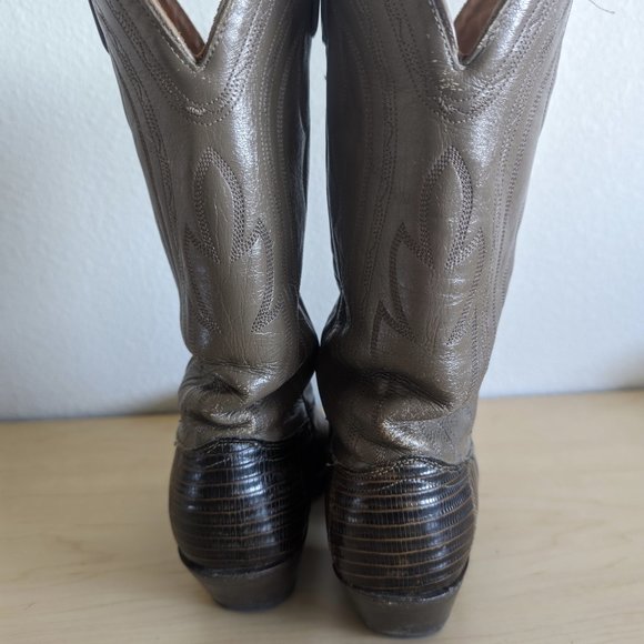 J Chisholm hand crafted 6M lizard boots - Picture 4 of 9